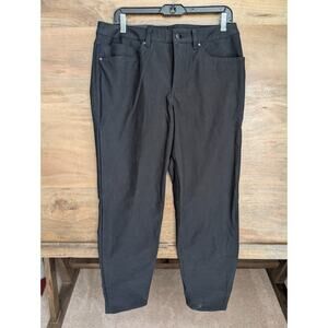 Lululemon Pants Mens 32 Black Tech Canvas ABC Slim 4-Way Stretch Skinny Leg NWT